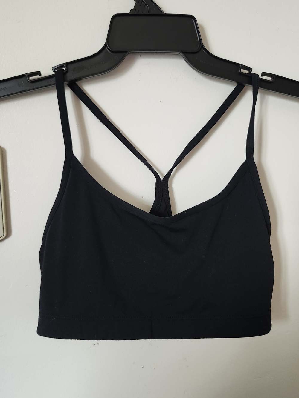 Fabletics Black Strappy Bralette - Women Intimates